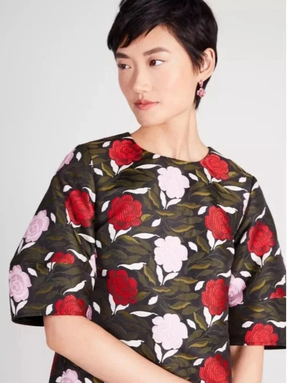 Kate Spade Rose Garden Brocade Dress